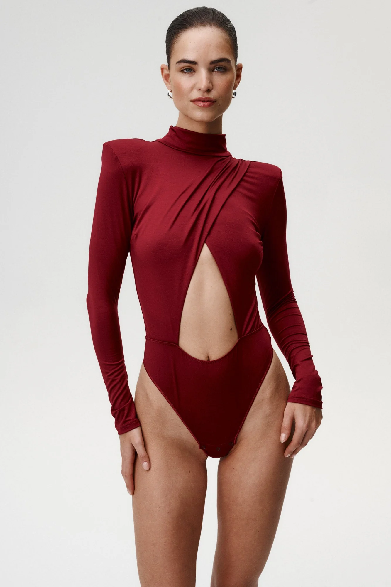 Body Supermodel Secrets Burgundowe