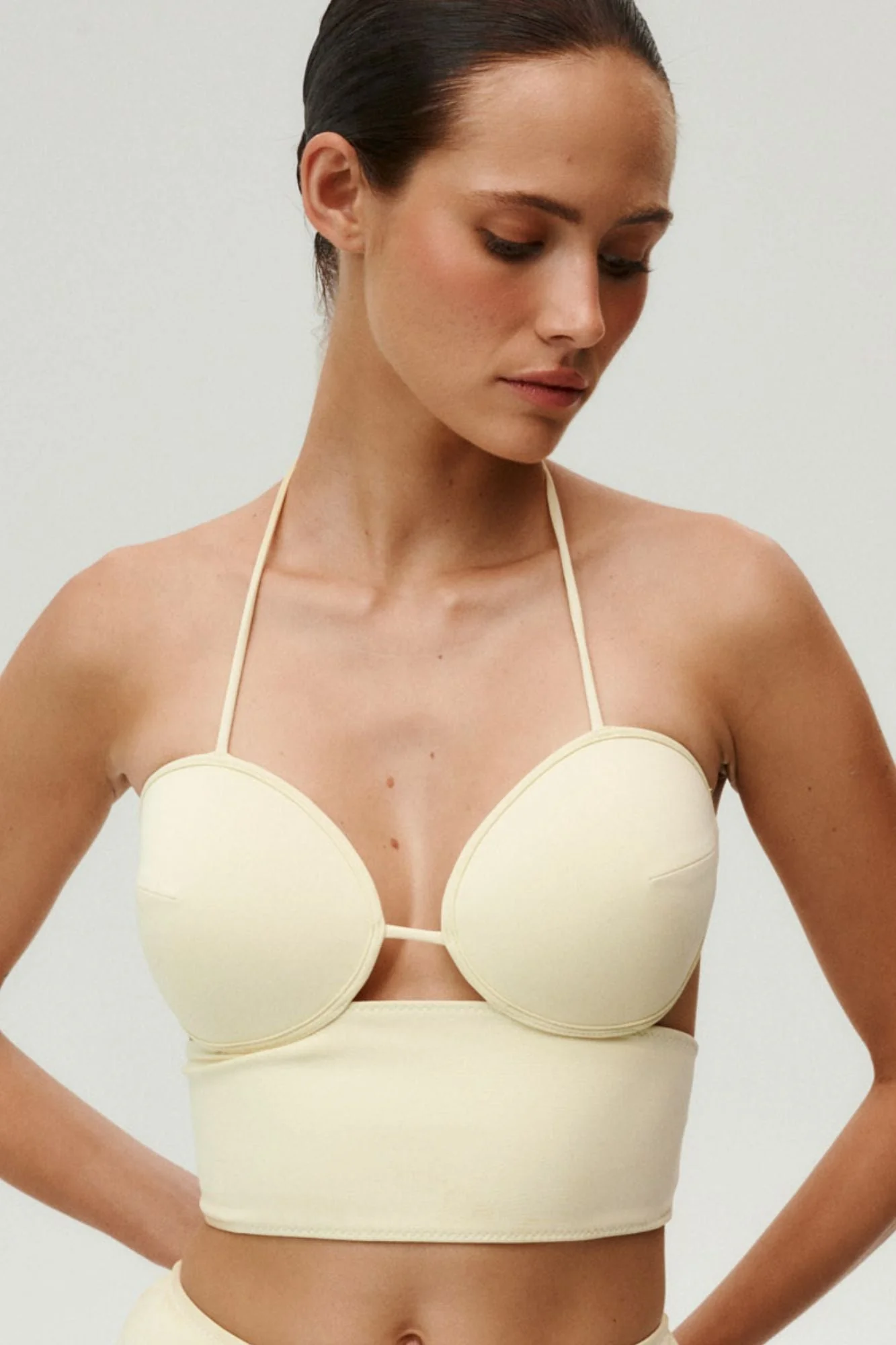 Dół od bikini Naomi Jasnożółty - Image 4