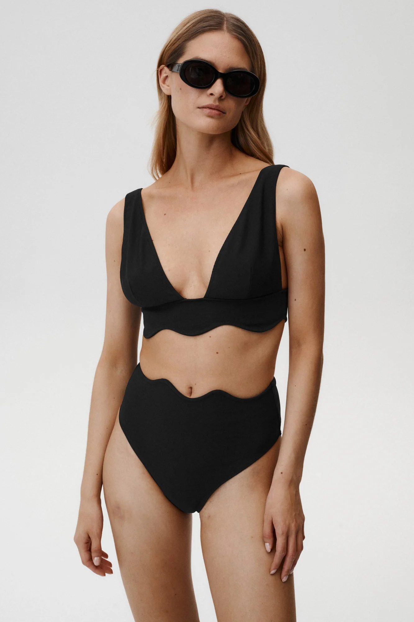 Góra od bikini Bardot Czarna - Image 2