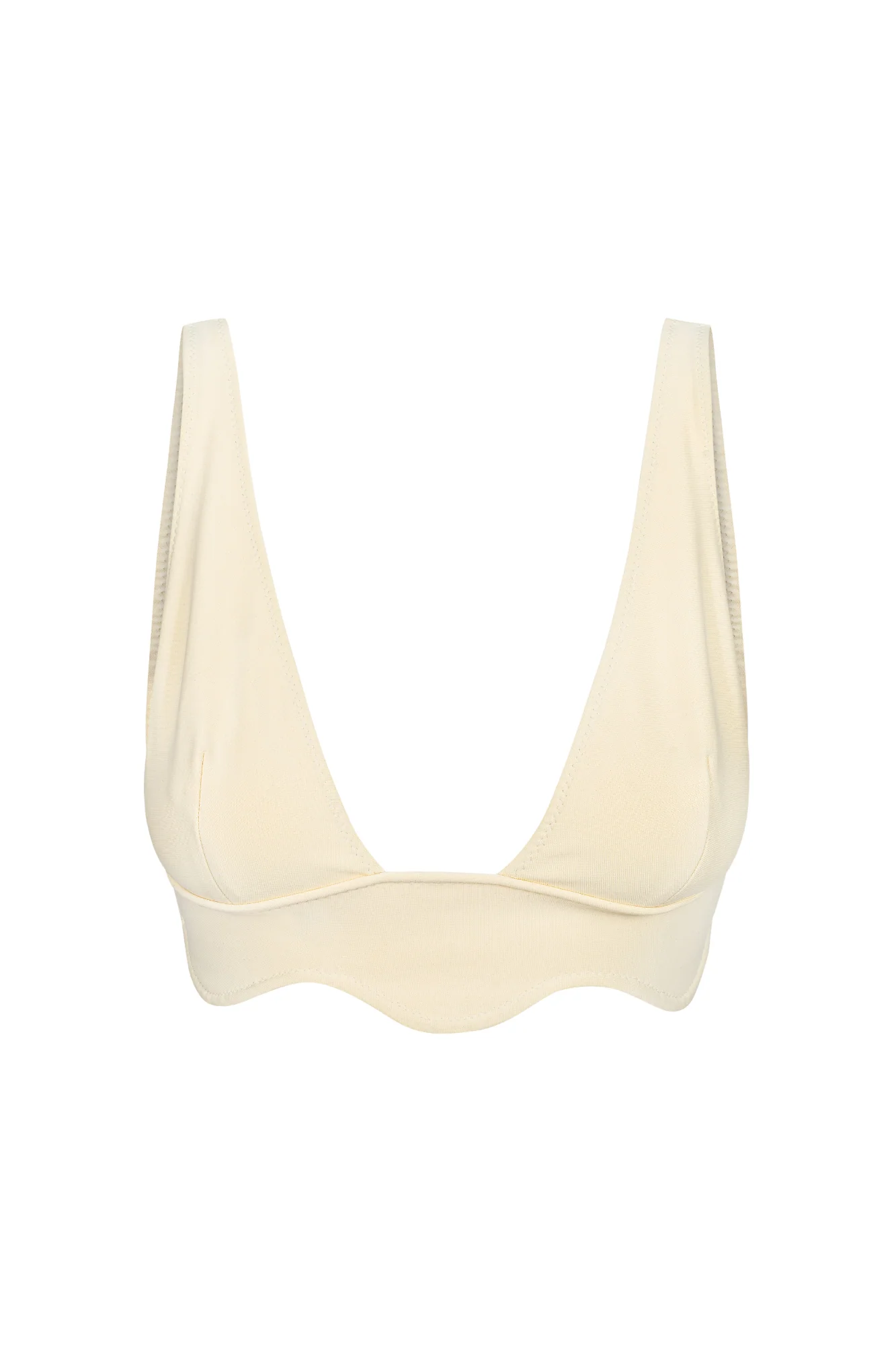 Góra od bikini Bardot Jasnożółta - Image 9