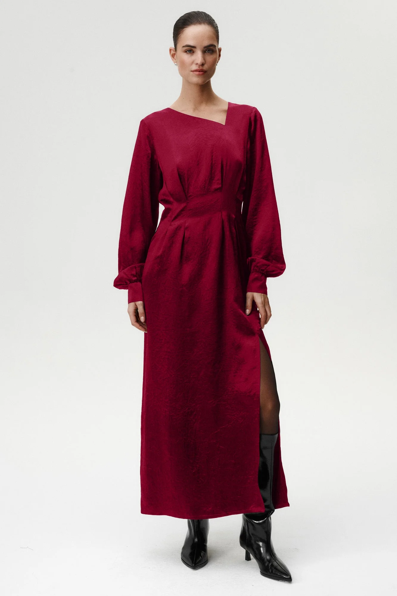 Sukienka Jane Burgundowa - Image 5